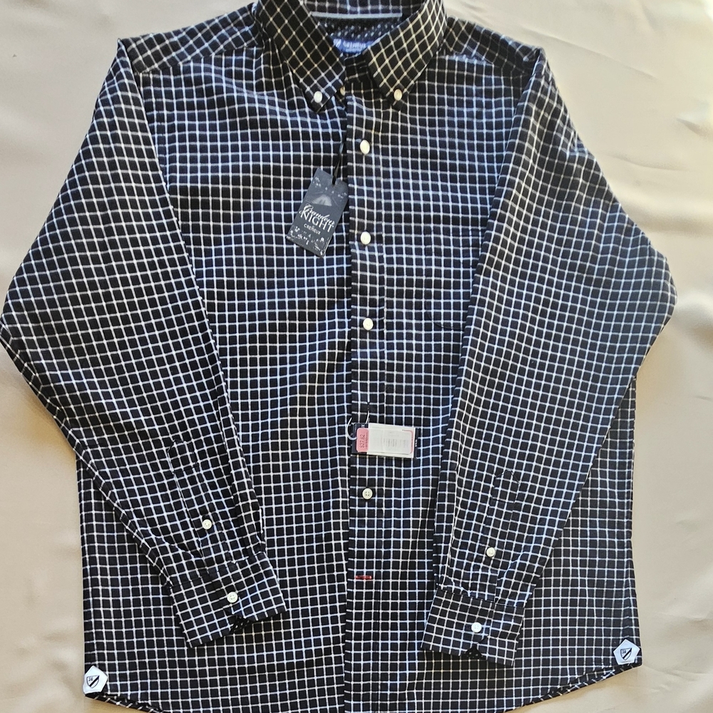 Daniel Cremieux Checkered Black and White Shirt